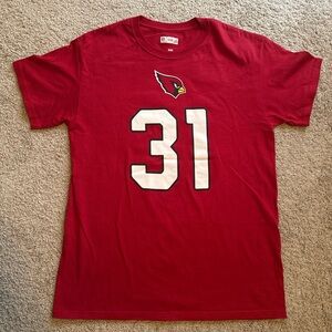 Arizona Cardinals Red T-Shirt with Number 31
